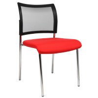 Topstar Chaise de bureau filet Visit 10, rouge