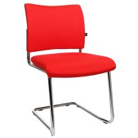Topstar Chaise de bureau rembourrage Visit 20, rouge