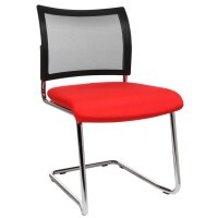 Topstar Chaise de bureau filet Visit 20, rouge