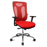 Topstar Fauteuil de bureau Sitness Net Pro 100, rouge