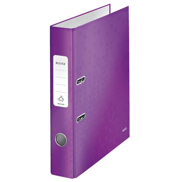 LEITZ Ordner WOW, 180 Grad, DIN A4, 50 mm, farbig sortiert