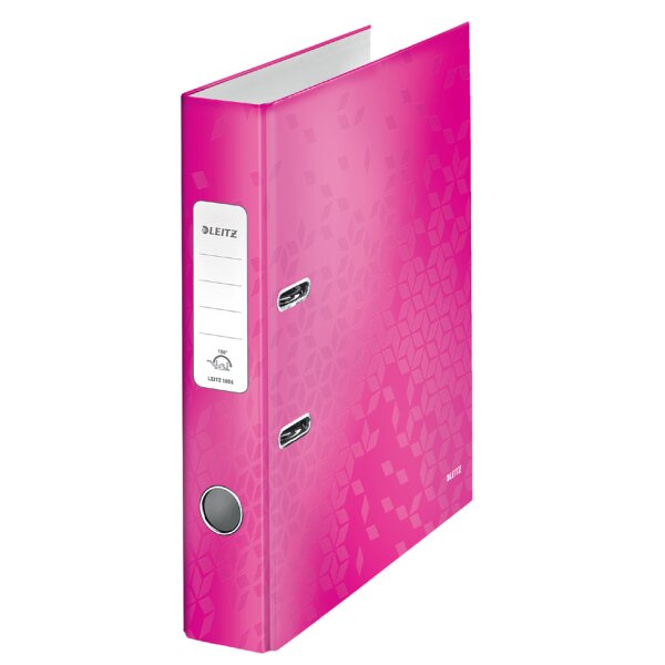 LEITZ Ordner WOW, 180 Grad, DIN A4, 50 mm, farbig sortiert