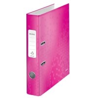 LEITZ Ordner WOW, 180 Grad, DIN A4, 50 mm, farbig sortiert