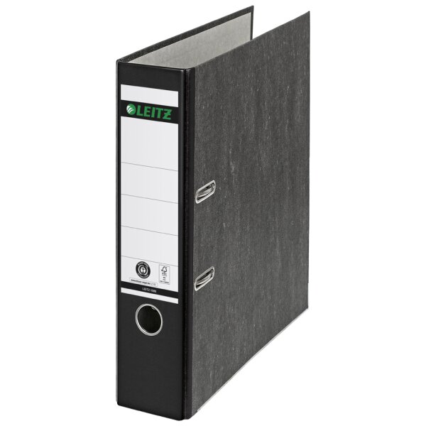 LEITZ Wolkenmarmor-Ordner, 180 Grad, DIN A4, 80 mm, orange