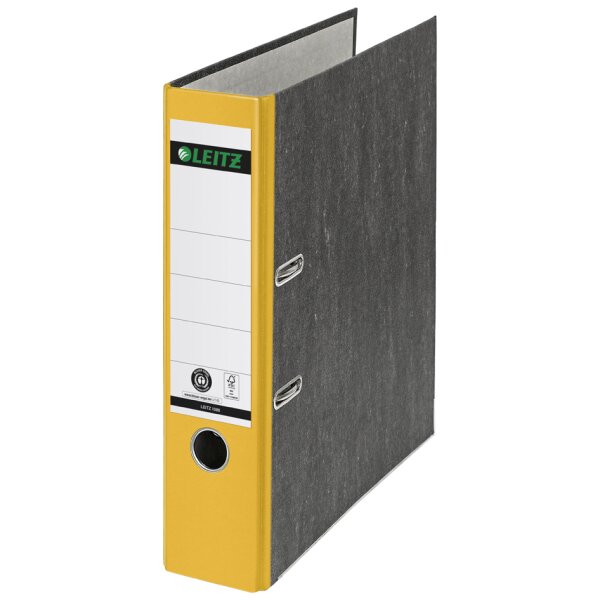 LEITZ Wolkenmarmor-Ordner, 180 Grad, DIN A4, 80 mm, orange