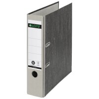 LEITZ Wolkenmarmor-Ordner, 180 Grad, DIN A4, 80 mm, grau