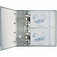 LEITZ Wolkenmarmor-Doppelordner, für 2 x DIN A5...