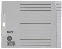 LEITZ Tauenpapier-Register, blanko, A4 Überbreite, 10-teilig