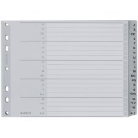 LEITZ Kunststoff-Register, A-Z, A4 Überbreite,...