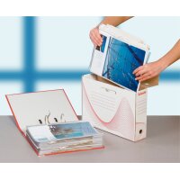 Esselte Archiv-Schachtel, DIN A4, weiss, (B)150 mm