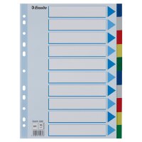 Esselte Kunststoff-Register, blanko, A4, PP, 5-teilig