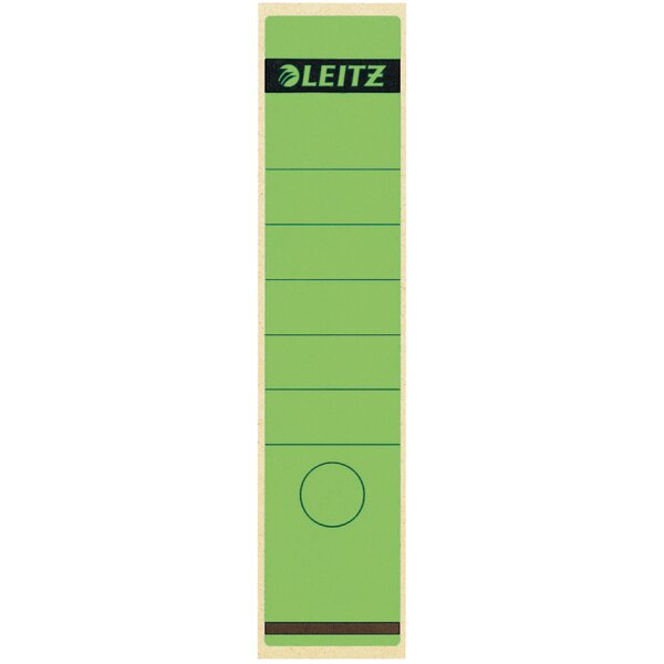 LEITZ Etiquette pour dos de classeur, 61 x 285 mm, vert