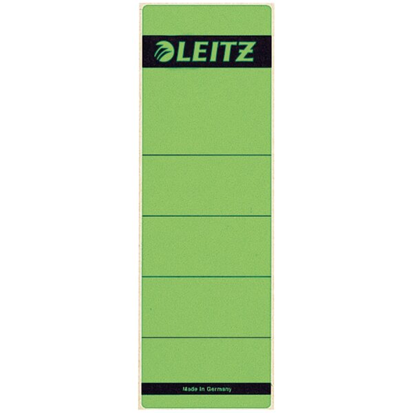 LEITZ Ordnerrücken-Etikett, 61 x 192 mm, kurz, breit, rot