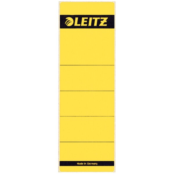 LEITZ Ordnerrücken-Etikett, 61 x 192 mm, kurz, breit, rot
