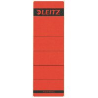 LEITZ Etiquette pour dos de classeur, 61 x 192 mm, rouge
