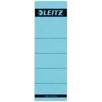 LEITZ Etiquette pour dos de classeur, 61 x 192 mm, bleu