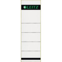 LEITZ Etiquette pour dos de classeur, 61 x 192 mm, bleu