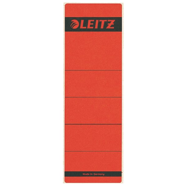 LEITZ Etiquette pour dos de classeur, 61 x 192 mm, gris