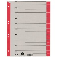 LEITZ Intercalaires, format A4 extra large, en carton solide