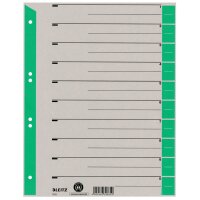 LEITZ Trennblätter, A4 Überbreite, Kraftkarton 230g qm