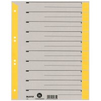 LEITZ Trennblätter, A4 Überbreite, Kraftkarton 230g qm