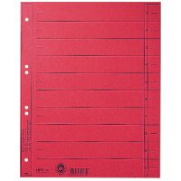 LEITZ Intercalaires, format A4 extra large,en carton manille