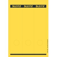 LEITZ Etiquette pour dos de classeur, 61 x 285 mm, jaune