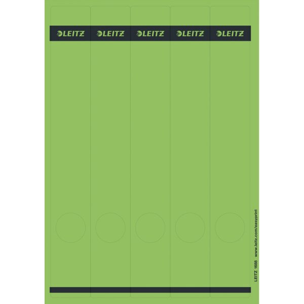 LEITZ Ordnerrücken-Etikett, 39 x 285 mm, lang, schmal, gelb