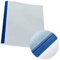 LEITZ Thermobindemappe Leinenoptik, DIN A4, 3 mm, blau