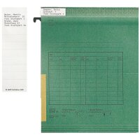 LEITZ Blanko-Beschriftungsschildchen, (B)60 x (H)21 mm, blau