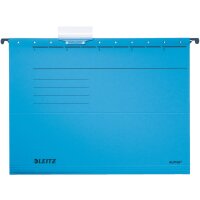 LEITZ ALPHA Hängemappe, A4, seitlich offen, blau