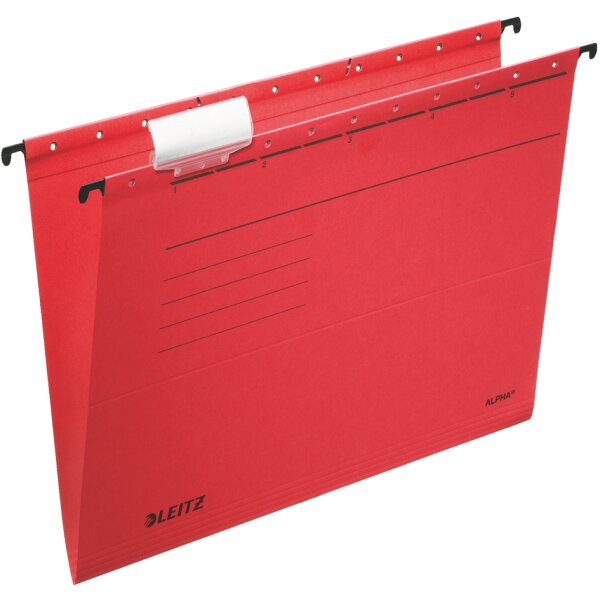 LEITZ ALPHA Hängemappe, A4, seitlich offen, grün