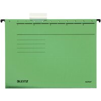 LEITZ ALPHA Hängemappe, A4, seitlich offen, grau