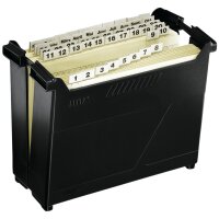 LEITZ Hängeregistratur-Box Termin-Set, schwarz
