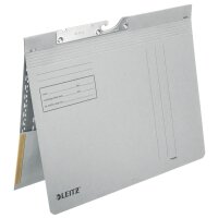 LEITZ Pendelhefter, mit Tasche, A4, grau