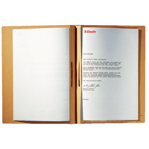 LEITZ Pendel-Zweifalzhefter, A4, natron