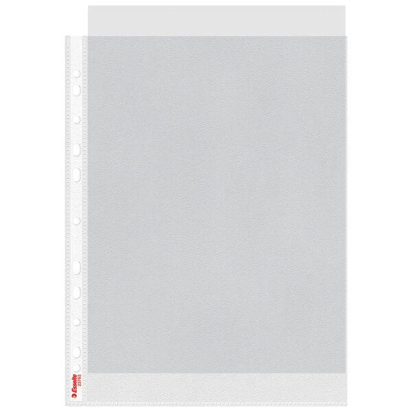 Esselte Pochettes perfor&eacute;es Standard Plus, A4, PP, 0,09 mm