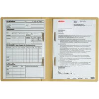 LEITZ Zweifalzhefter, DIN A4, Manilakarton, chamois