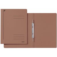 LEITZ Chemise à spirale, format A4, carton, marron