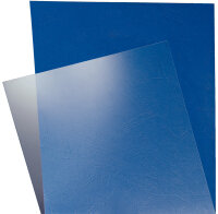 LEITZ Couverture, format A4, en PVC, transparente, 0,25 mm