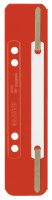 LEITZ Heftstreifen, 35 x 158 mm, PP-Folie, rot