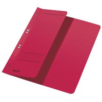 LEITZ Chemise à oeillets, carton manille, A4, rouge