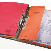 LEITZ Einhakhefter, DIN A4, Manilakarton, grau