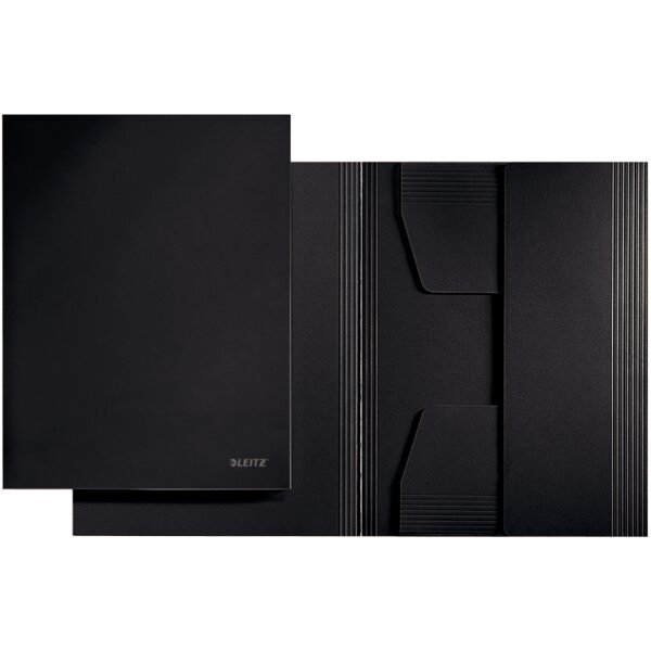 LEITZ Jurismappe, DIN A4, Karton 430 g qm, schwarz