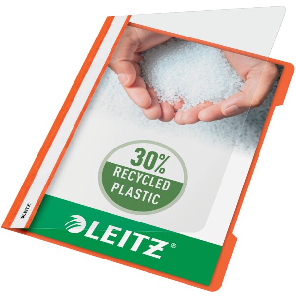 LEITZ Chemise à lamelle Standard, A4, en PP, marron