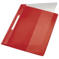 LEITZ Schnellhefter Exquisit, DIN A4 Überbreite, PVC, blau