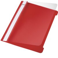 LEITZ Schnellhefter Standard, DIN A5, PP, rot