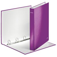 LEITZ Classeur à anneaux WOW, A4, en carton...
