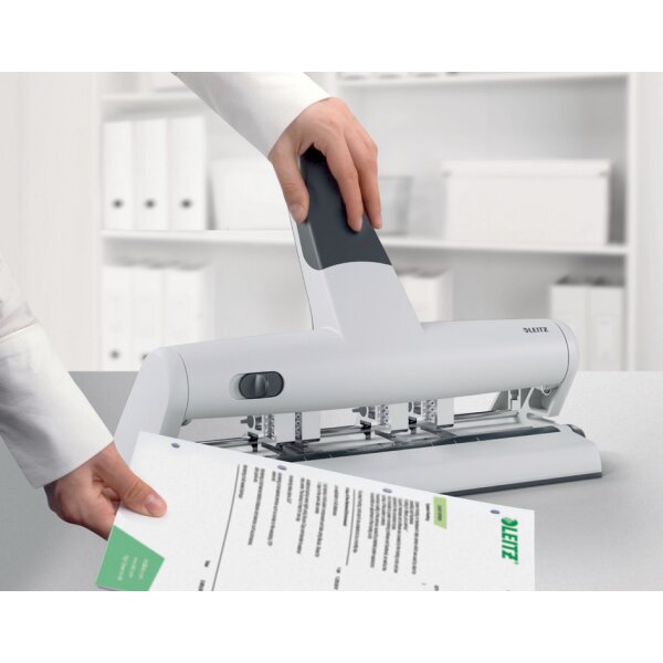 LEITZ Poincons pour perforateur polyvalent AKTO 5114, gris