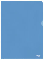 Esselte Sichthüllen Standard, DIN A4, PP, blau, 0,12 mm